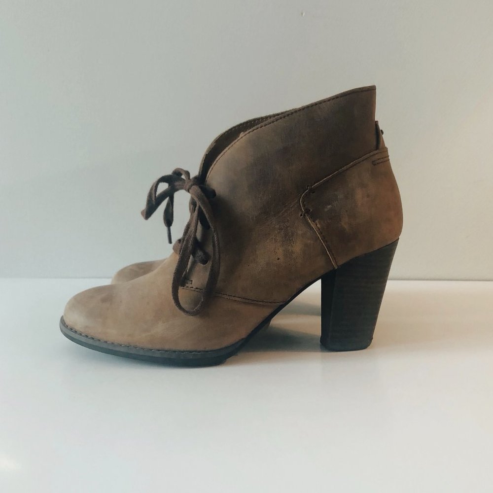 Clarks lace up heels